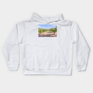 Okanagan Valley Apple Orchard Summer Kids Hoodie